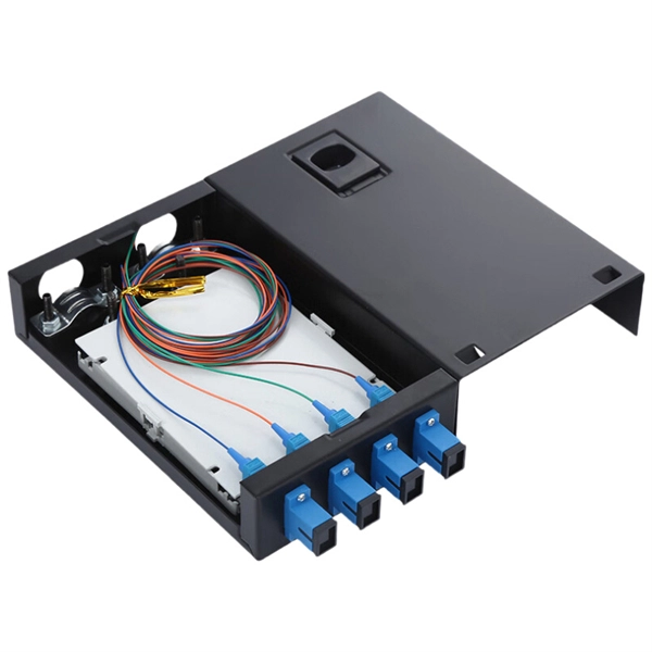 Fiber optic cable break at junction box