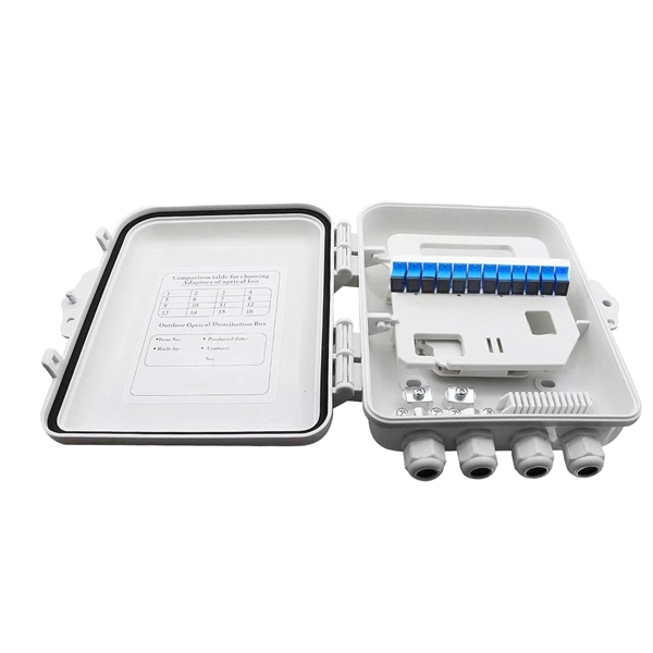 What is the minimum number of ports in a fiber optic terminal box 