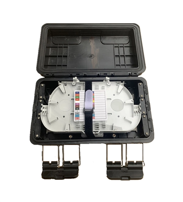 Communication distribution box struck by lightning