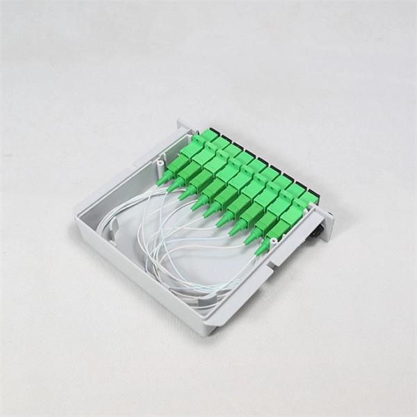 Fiber optic tail terminal box