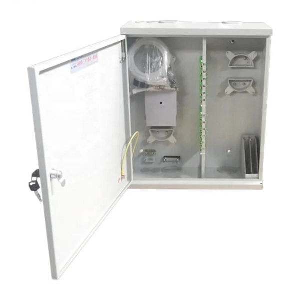How to wire an outdoor three-level distribution box 