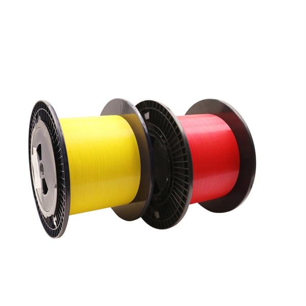 Are there fiber optic cables and electrical cables on the same line 