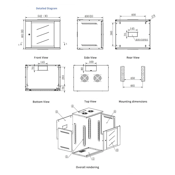 12-core cap-type optical cable splice box