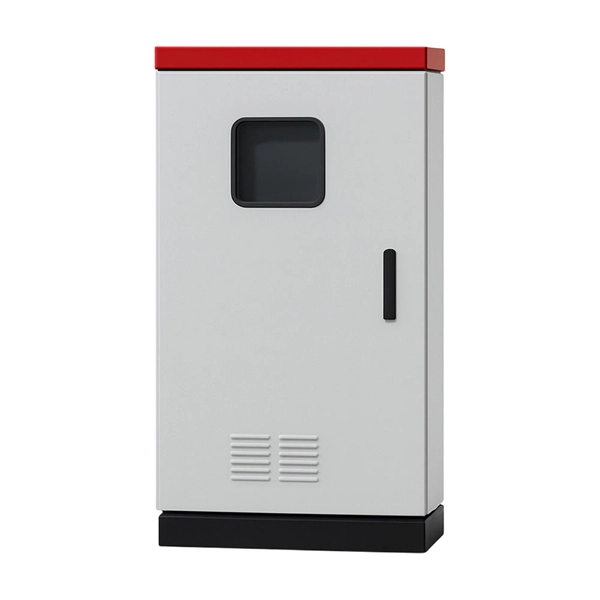 Distribution box is running with green light