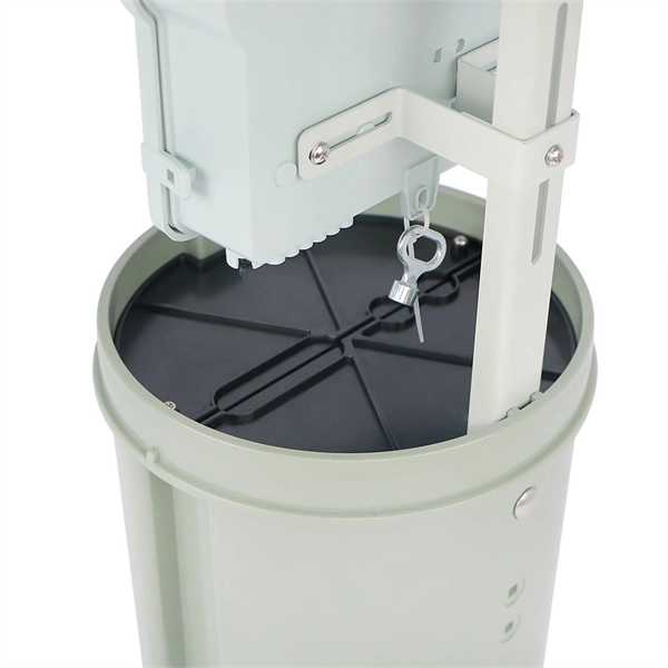 How long is the warranty period for an integrated optical power meter 